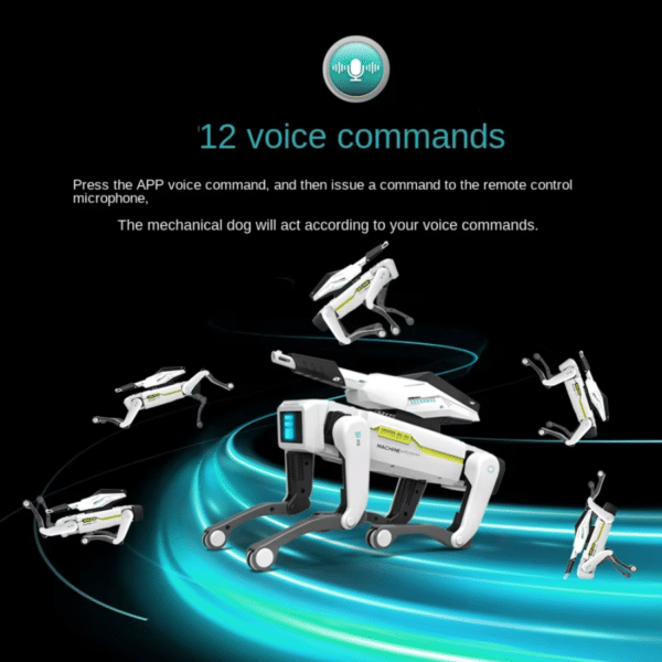 🤖 APIDPOWER Smart Robot Dog - สุนัขอัจฉริยะควบคุมด้วยรีโมท - Image 10