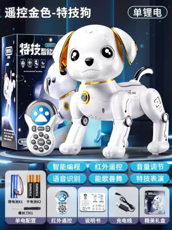 BY Dog Clever - หุ่นยนต์สุนัขอัจฉริยะสำหรับเด็ก หุ่นยนต์สุนัขโปรแกรมได้ - เพื่อนคู่ใจและครูสอนเทคโนโลยีสำหรับลูกน้อย - Image 6