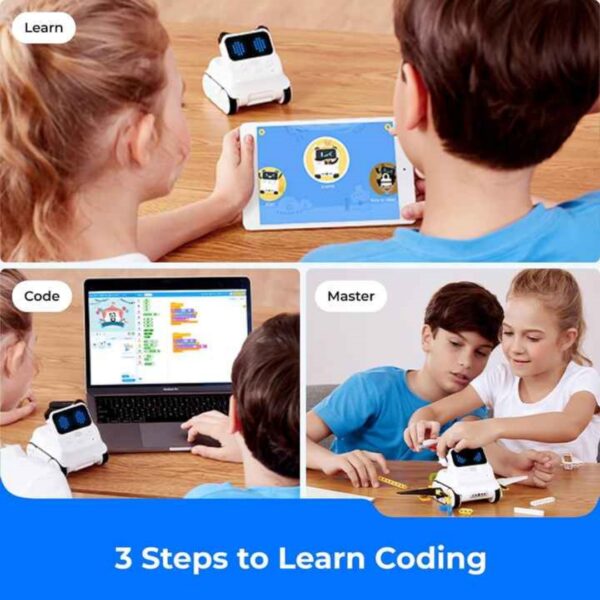 หุ่นยนต์ Makeblock Codey Rocky สอนเขียนโค้ดสำหรับเด็ก 8-12 ปี | รองรับ Scratch และ Python | ของเล่น STEM พร้อม AI - Image 5