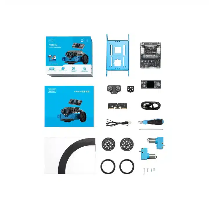 Makeblock mBot Neo mBot 2 หุ่นยนต์เขียนโค้ดควบคุมระยะไกล WiFi สำหรับเด็ก 8-12 ปี รองรับ Scratch และ Python - Image 6