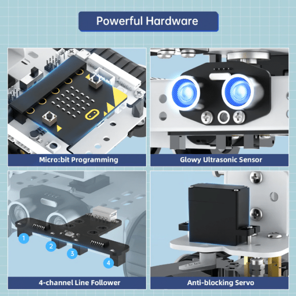 Hiwonder Qtruck Programmable Robot - หุ่นยนต์โปรแกรมได้ที่ขับเคลื่อนด้วย micro:bit - Image 11