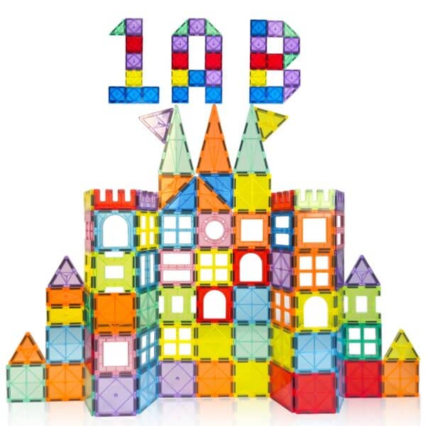ShinleCube 3D DIY Magnetic Tiles – ชุดบล็อกแม่เหล็กเพื่อการสร้างสรรค์ STEM TOYS - 32-120ชิ้น/Set - Image 11