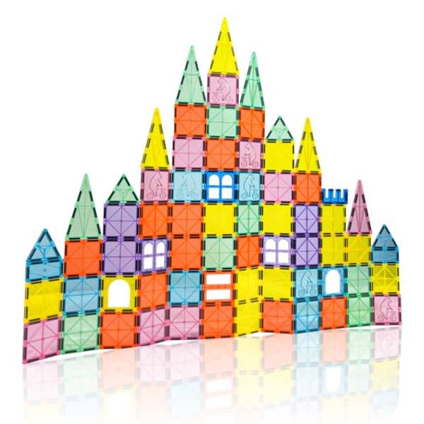 ShinleCube 3D DIY Magnetic Tiles – ชุดบล็อกแม่เหล็กเพื่อการสร้างสรรค์ STEM TOYS - 32-120ชิ้น/Set - Image 7