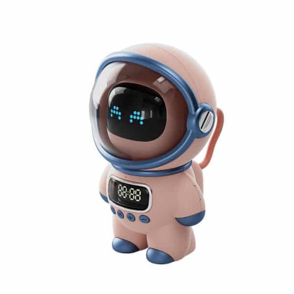 ลำโพงไร้สายขนาดเล็กอัจฉริยะ Minimality Smart Astronaut Speaker AI Robot พร้อมฟังก์ชันนาฬิกาปลุก ไฟกลางคืน - Image 5