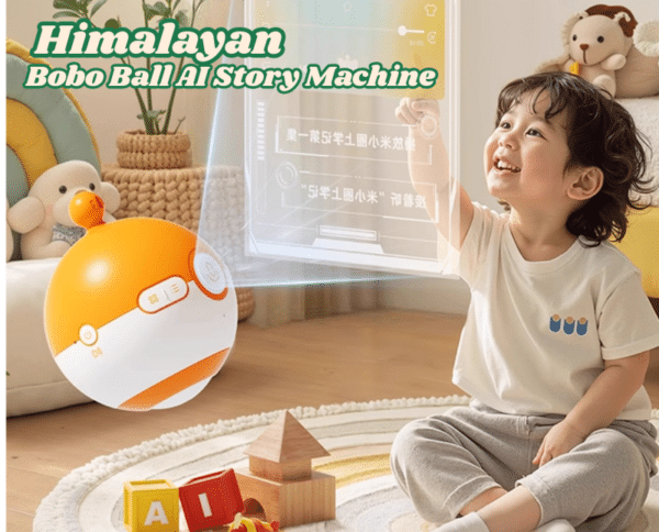 Himalayan Bobo Ball AI Story Machine เครื่องเล่านิทาน AI สำหรับเด็ก เสริมสร้างการเรียนรู้สองภาษา (Gen 2)