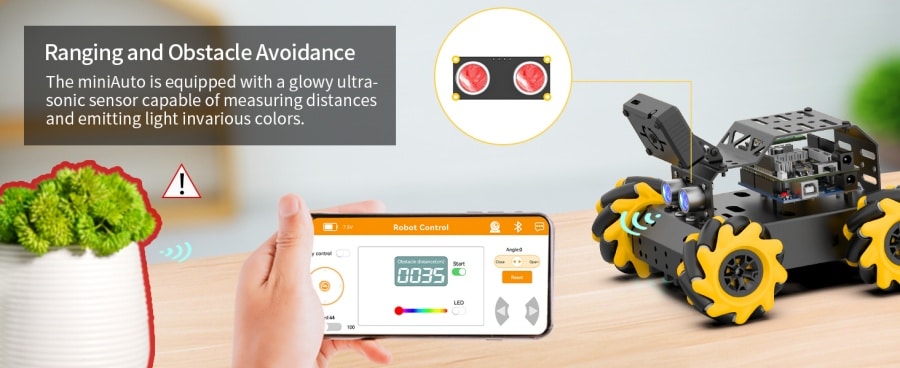 Magic miniAuto smart car AI visual recognition open source Wheat Wheel Arduino UNO programming robot 1