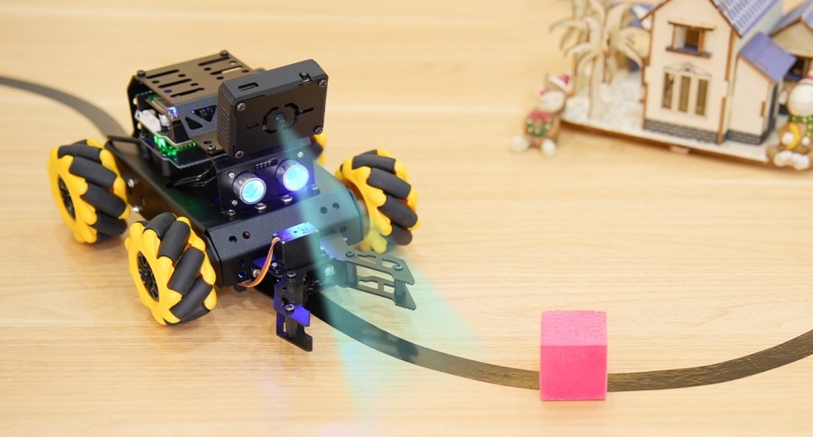 Magic miniAuto smart car AI visual recognition open source Wheat Wheel Arduino UNO programming robot 25