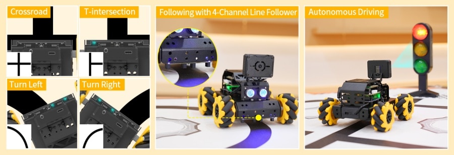 Magic miniAuto smart car AI visual recognition open source Wheat Wheel Arduino UNO programming robot 3