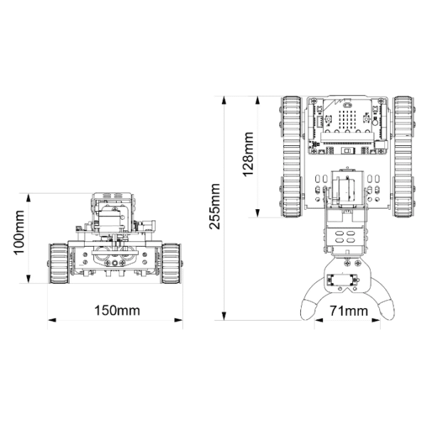 Hiwonder Qtruck Programmable Robot - หุ่นยนต์โปรแกรมได้ที่ขับเคลื่อนด้วย micro:bit - Image 8